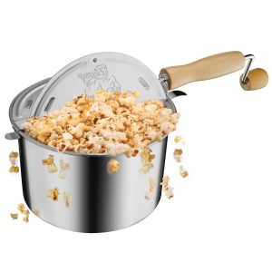 Stainless Steel Popcorn Popper Set